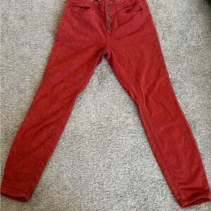 Pilcro and anthropology size 28 high rise skinny pants